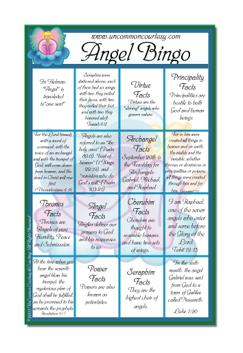 Angel Bingo Game