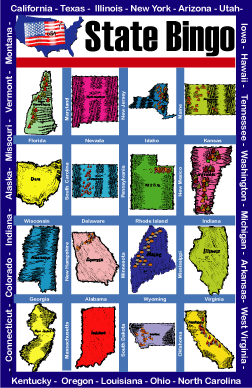 State Capital Bingo Game