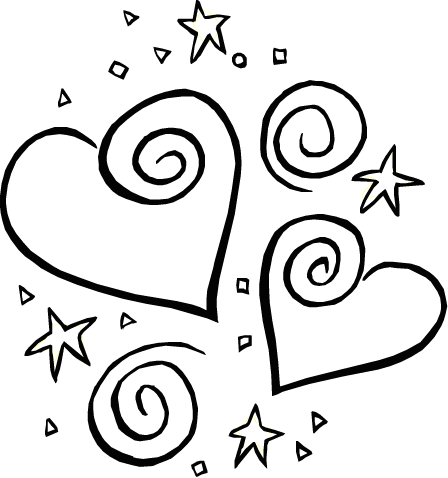 Free Valentine's Day Coloring Page. Love is in the air!