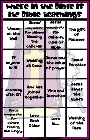 Where in the Bible Is It? Bingo Series