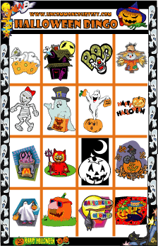 Halloween Bingo Game