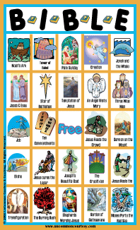 Bible Stories for Kids Bingo